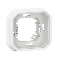  SUPPORT ENCASTRE 1 POSTE BLANC 