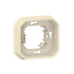  SUPPORT ENCASTRE 1 POSTE BEIGE 