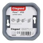 SUPPORT ENCASTRE 1 POSTE GRIS 