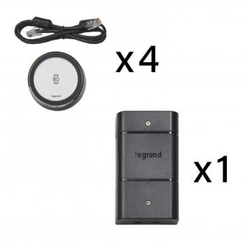  KIT 4 CHARGEURS SS FIL 15W ALU 