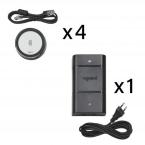  KIT 4 CHARG SS FIL 15W ALU EU 