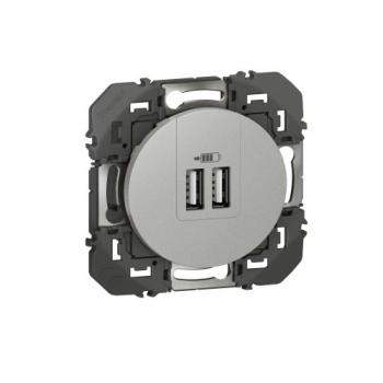  2USB CHARG A+A 3A  ALU C. 