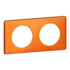  PLAQUE METAL 2P ORANGE SNAKE 