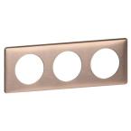  PLAQUE METAL 3P COPPER 