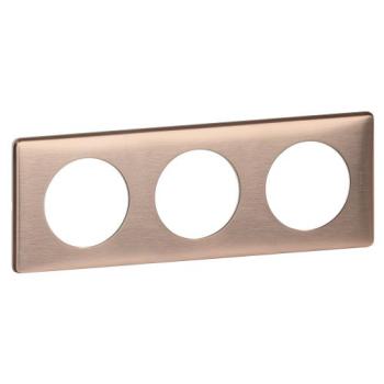  PLAQUE METAL 3P COPPER 