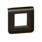  SUPPORT V+PLAQUE 2 MOD NOIR 