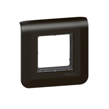  SUPPORT V+PLAQUE 2 MOD NOIR 