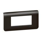  SUPPORT+PLAQUE 4 MOD H NOIR 