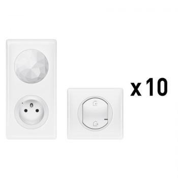  10X PACKS CDE GENE+PRISE BLANC 