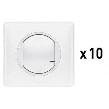  10X CDES SANS FIL ON/OFF BLANC 