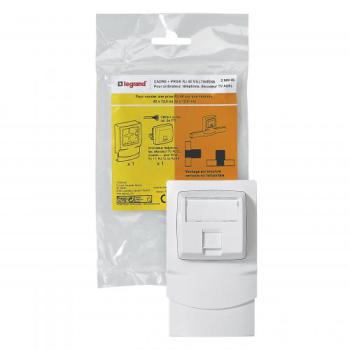  CADRE 1 POSTE + RJ 45 EP 12.5 