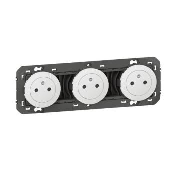  3X2P+T PRECABLEES BLANC 