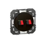 PRISE HT PARLEUR DOUBLE NOIR 