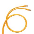  CORDON C6A U/UTP PVC JAUNE 1M 