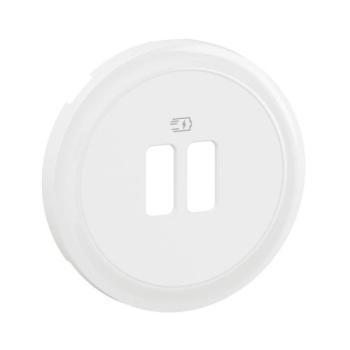  ENJO SIMPLE/DOUBLE USB BLANC 