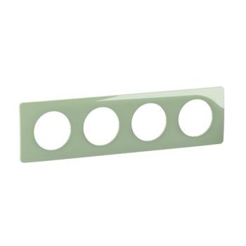  PLAQUE 4 POSTES VERT CELADON 