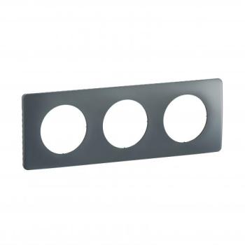  PLAQUE 3 POSTES BLEU ORAGE 