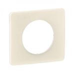  PLAQUE 1 POSTE BLANC AMANDE 
