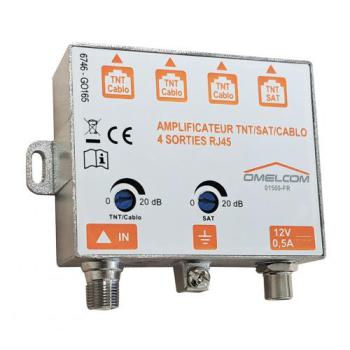  AMPLI TNT + SAT 4 SORTIES RJ45 