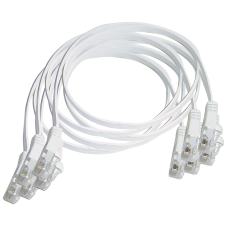  5 CORDONS PLATS RJ45 FTP 0.2 m 