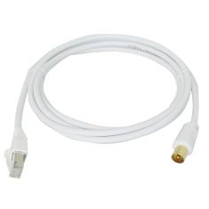  CORDON RJ45/FICHE IEC TV 2 m 