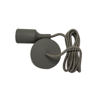  DOUILL E27 SILI + CABL 2M GRIS 