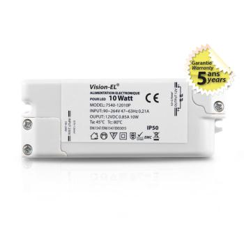  ALIM 12V DC 0.85A 10W IP50 5AN 