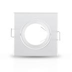  SUPP SPOT CARRE BLC 84x84mm 