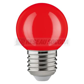  LED sphérique 2W E27 230V Roug 