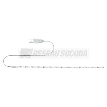  Ruban USB 30cm blanc lumire d 