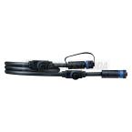  EXT P&S Cable 1m 1in-3out IP68 