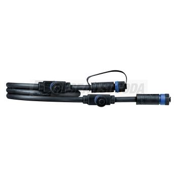 EXT P&S Cable 1m 1in-3out IP68 