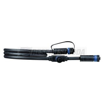  EXT P&S Cable 1m 1in-2out IP68 