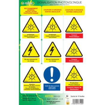  SIG120 STICKERS PHOTOVOLT X10 