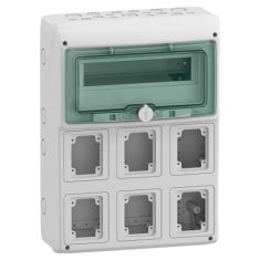 Mureva coffret prise 13M 6 Ouv 