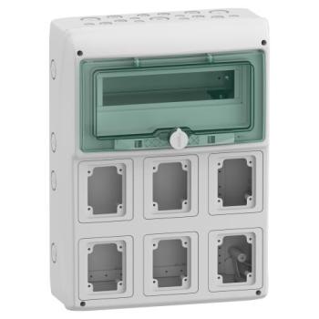  Mureva coffret prise 13M 6 Ouv 