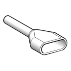  Embout D moyen 0,5mm� blanc NF 