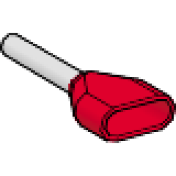  Embout D moyen 1mm� rouge NF 