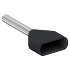  Embout D moyen 1,5mm� noir NF 