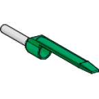  Embout E moyen 0,34mm� vert NF 