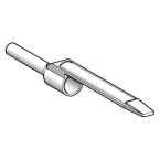  Embout E moyen 0,5mm blanc NF 
