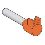  Embout E long 4mm orange NF 