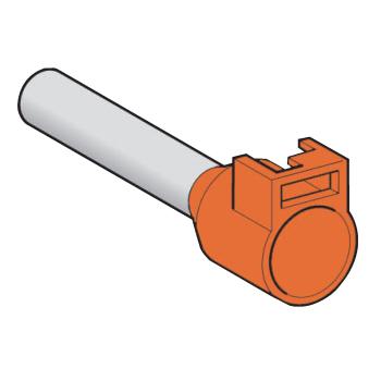  Embout E long 4mm orange NF 