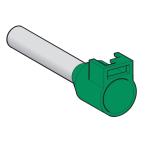  Embout E long 6mm vert NF 