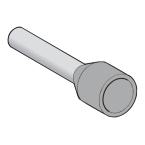  Embout moyen 0,75mm gris DIN 