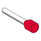  Embout long 1mm rouge DIN 