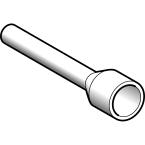  Embout long 1,5mm noir DIN 