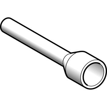  Embout long 1,5mm noir DIN 