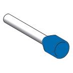  Embout long 2,5mm bleu DIN 