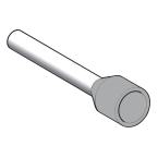  Embout long 2,5mm gris NF 